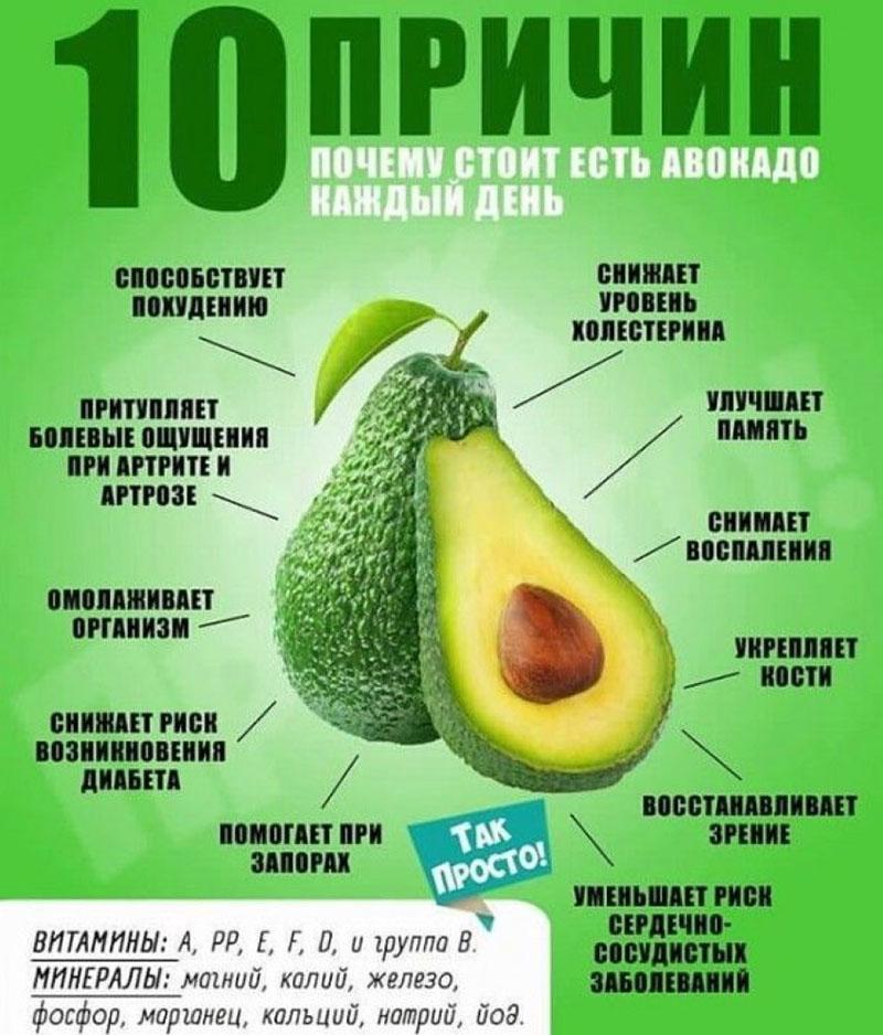 Польза авокадо для организма -как его есть? +рецепты