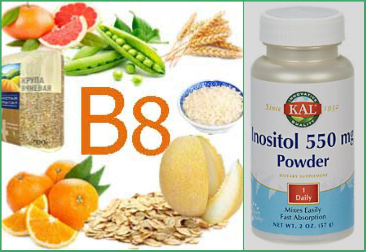 Витамин b8 (инозитол): польза и вред, продукты в которых содержится и инструкция по применению