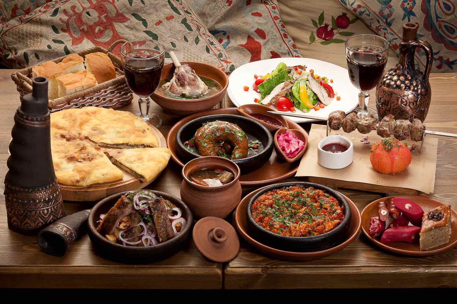 Традиционные блюда грузинской кухни с фото.
