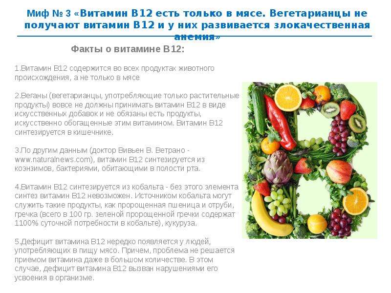 Лучшие пищевые источники витамина в12