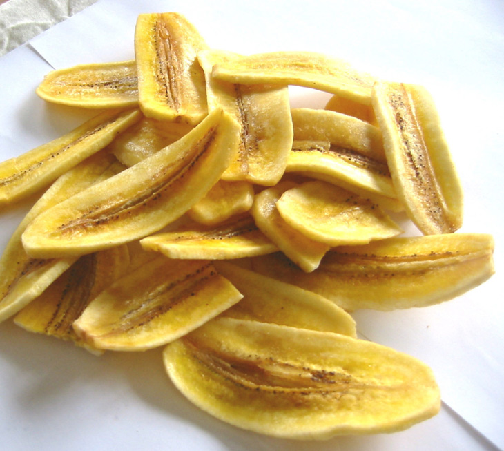 Банановые чипсы: рецепт и фото