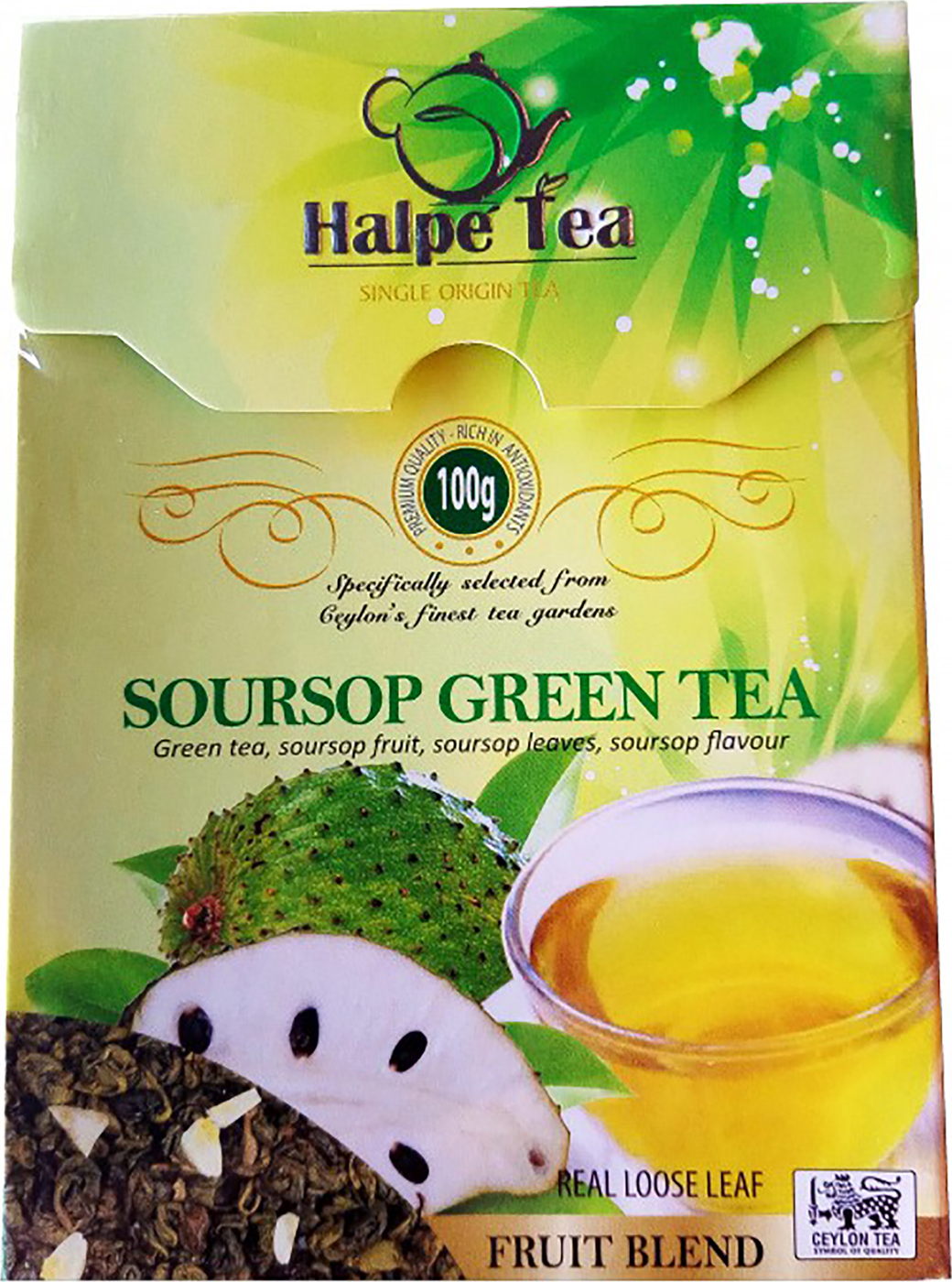 Экзотический зеленый чай с саусепом