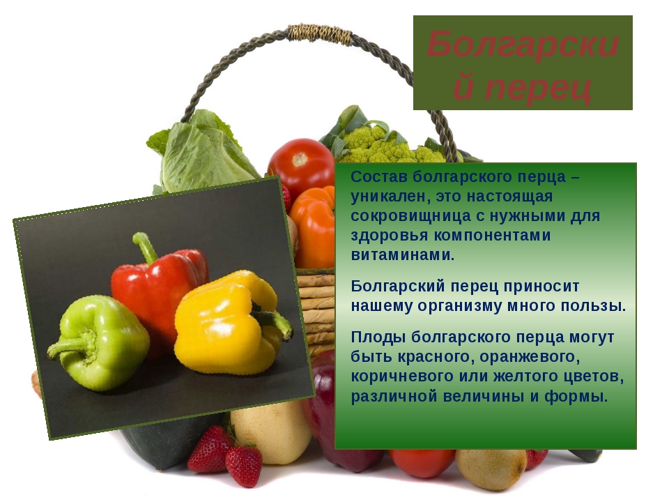 Зелёный болгарский перец: польза, вред и особенности применения