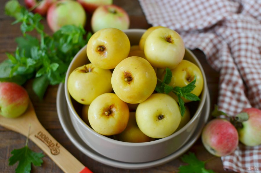 Моченые яблоки польза и вред для здоровья, рецепты