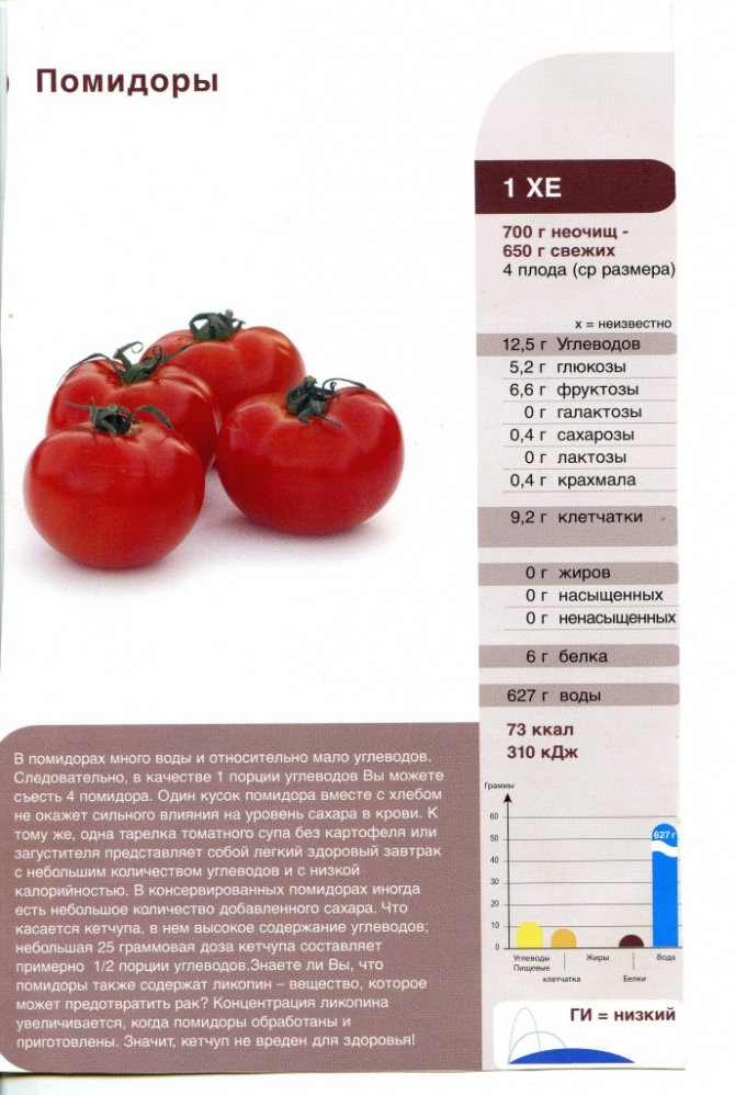 Калорийность помидора на 100 грамм, сколько калорий и бжу в томате