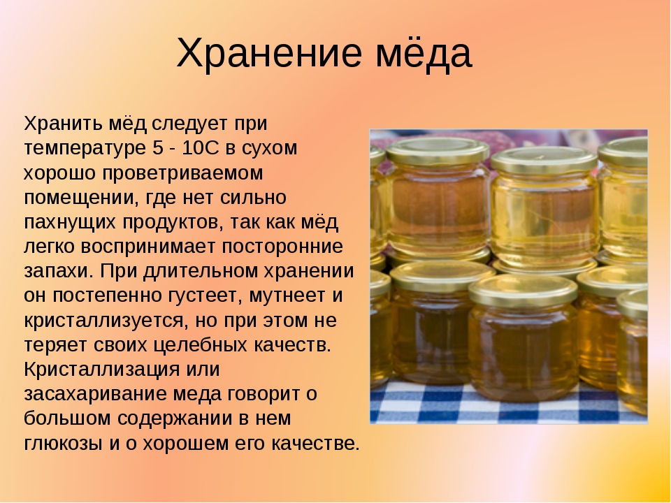 Пищевая ценность и полезные свойства меда