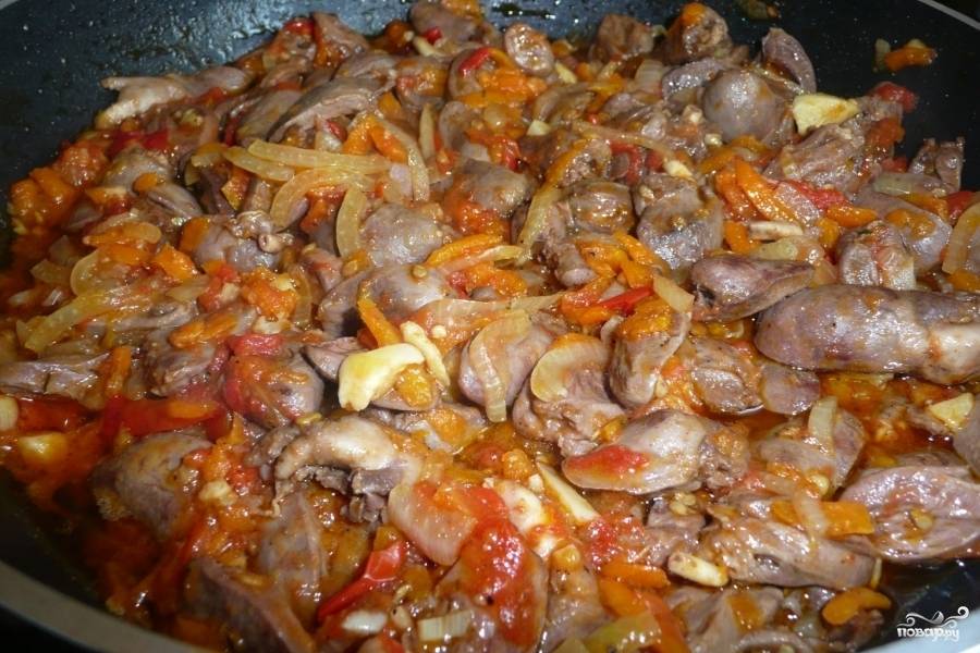 Как приготовить куриные желудки - вкусные рецепты жареных, тушеных или маринованных блюд с фото