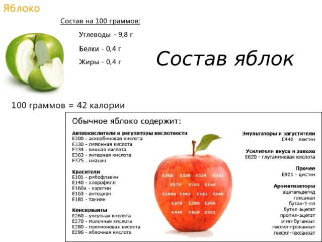 Яблоки антоновка полезные свойства состав калорийность